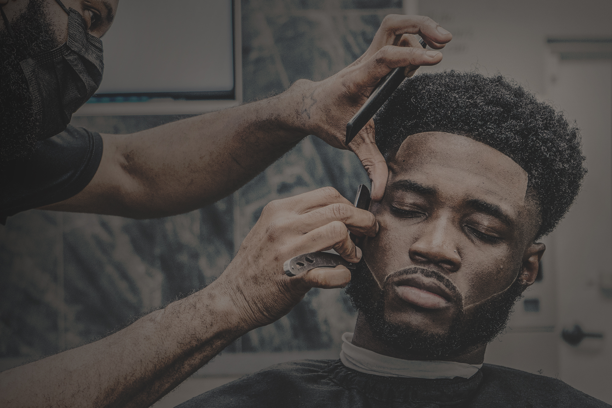 Straight-razor line-up